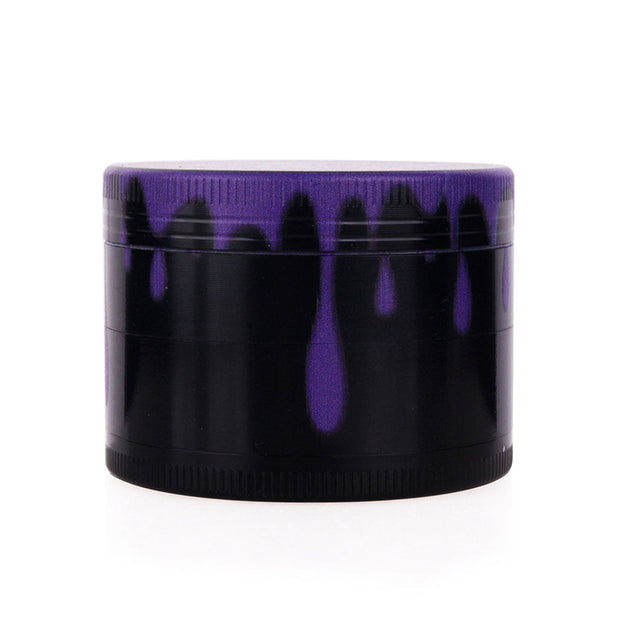 COLOR DRIP ALUMINUM 4-PIECE HERB GRINDER