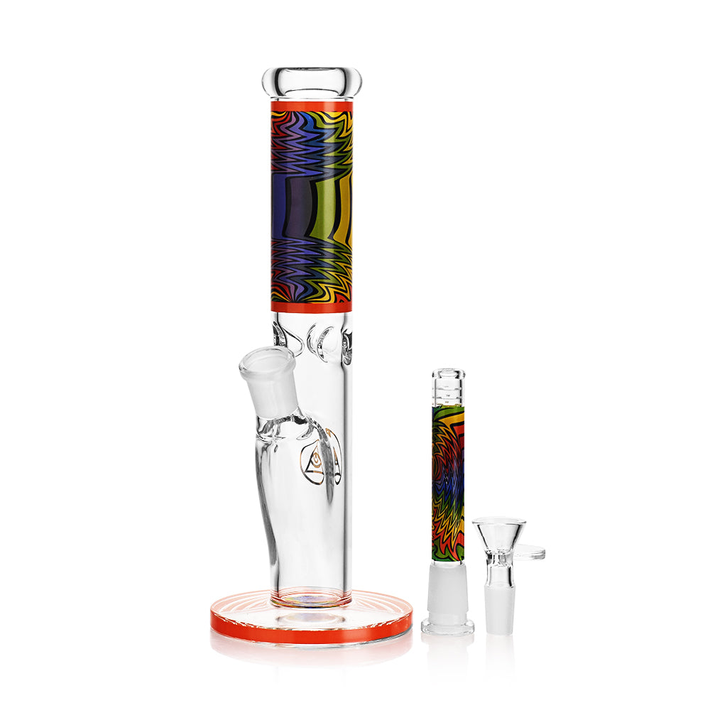 Ritual Smoke - Prism 10" Glass Straight Tube - Tangerine - Headshop.com