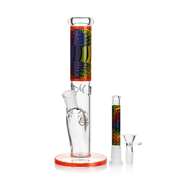 Ritual Smoke - Prism 10" Glass Straight Tube - Tangerine - Headshop.com