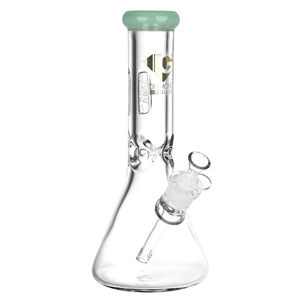 Diamond Glass American Made Beaker Bong - 11.75" / 14mm F - Headshop.com