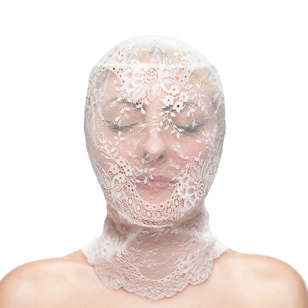 Hustler Taboo Lace Hood White - Headshop.com
