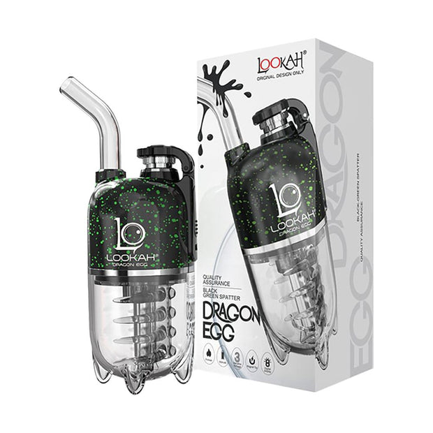 Lookah Dragon Egg eRig Bubbler | Spatter Edition | 950mAh - Headshop.com