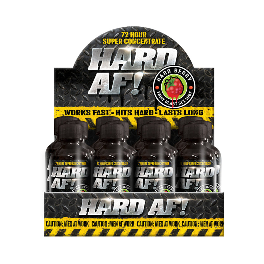 Hard AF Male Enhancement Shot 2 oz. 12-Piece - Headshop.com