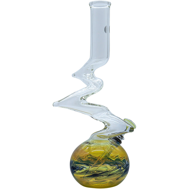 LA Pipes "Switchback" Bubble Base Bong - Headshop.com