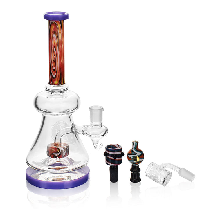 High Society - Pegasi Premium Wig Wag Hybrid Pipe (Purple) - Headshop.com