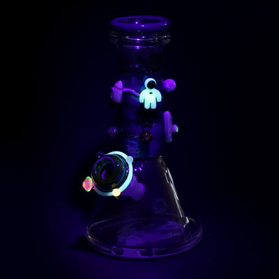 Empire Glassworks Baby Beaker Water Pipe - 8"/14mm F/Galaxy - Headshop.com