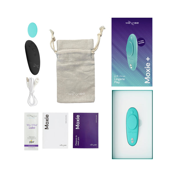 We-Vibe Moxie+ Wearable Clitoral Vibrator Teal
