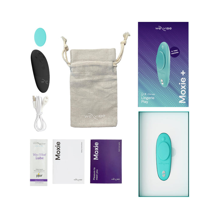 We-Vibe Moxie+ Wearable Clitoral Vibrator Teal
