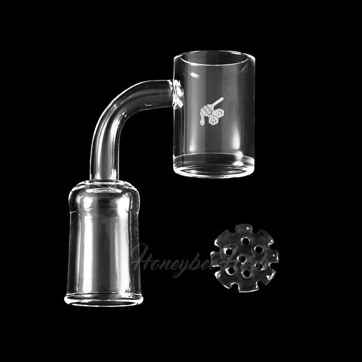 HONEY DISC QUARTZ BANGER - 90° DEGREE | YL - Headshop.com