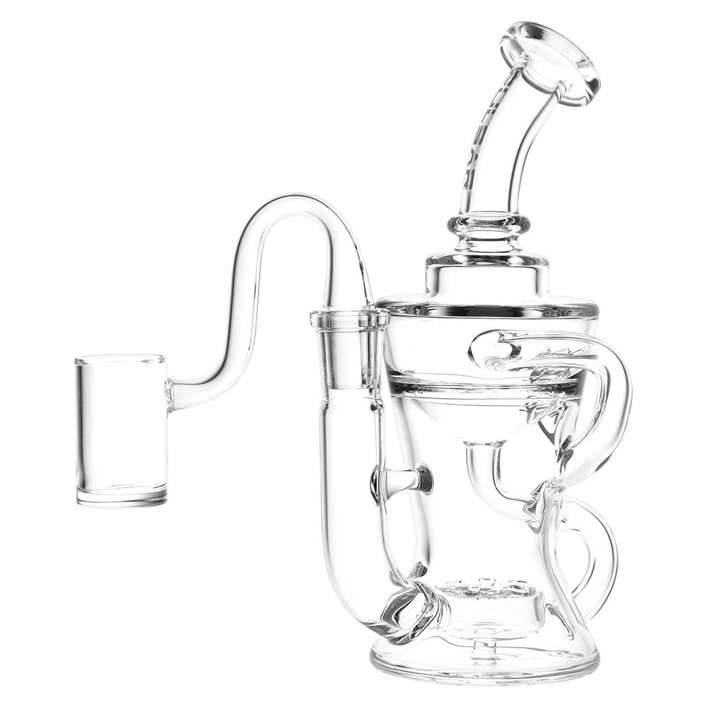 Pulsar Enchanted Double Chamber Recycler Rig - 7" / 14mm F / Clear - Headshop.com