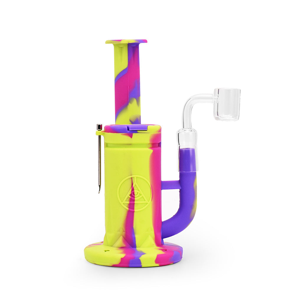 Ritual - 8.5'' Silicone Sidecar Rig - Miami Sunset - Headshop.com