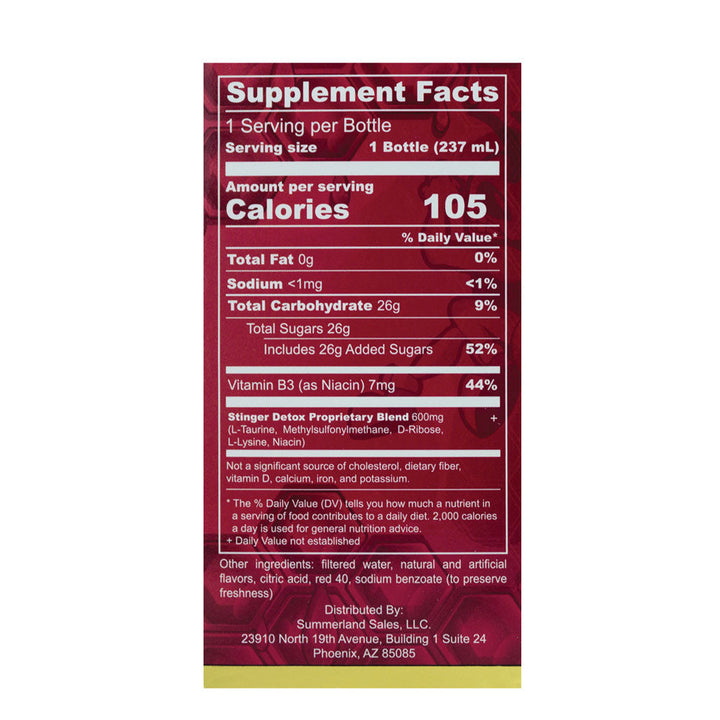 Stinger Instant Total Body Detox - Strawberry / 8oz - Headshop.com