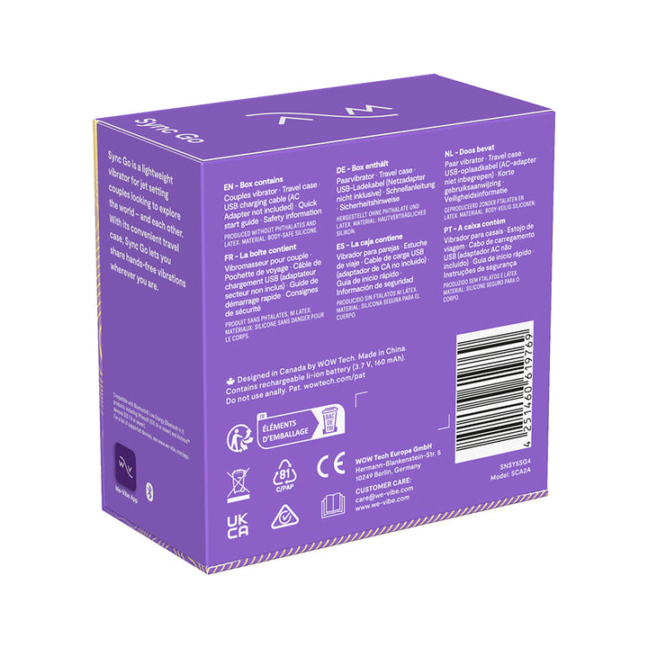We-Vibe Sync Go Light Purple - Headshop.com