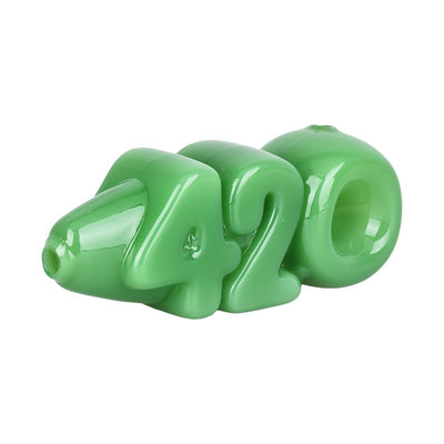 420 Glass Hand Pipe - 4.25" / Colors Vary - Headshop.com
