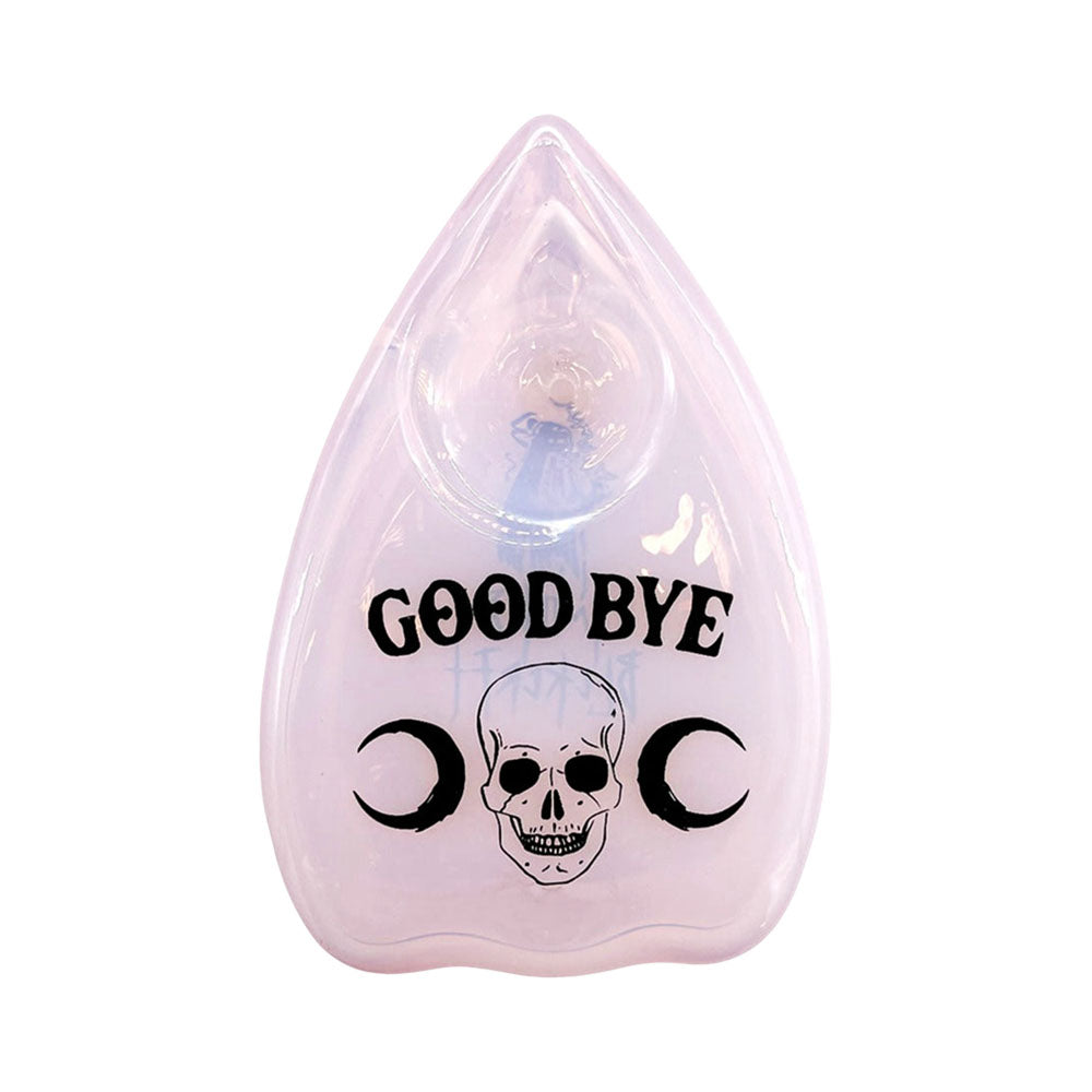 Smoke BlackCraft Planchette Glass Hand Pipe | 3.5" - Headshop.com
