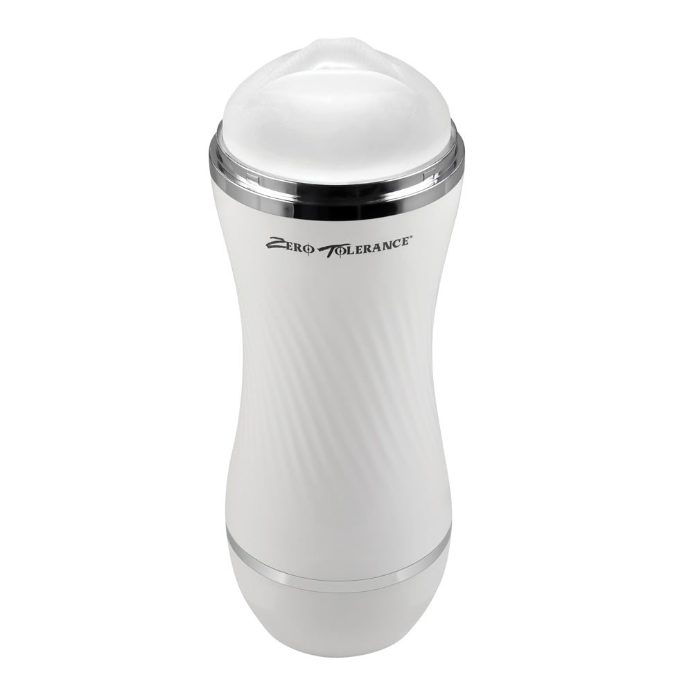 Zero Tolerance Double Dip Dual-Ended Realistic Stroker with Movie Download White - Headshop.com