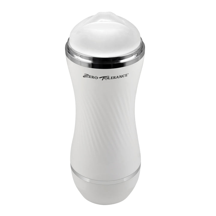 Zero Tolerance Double Dip Dual-Ended Realistic Stroker with Movie Download White - Headshop.com