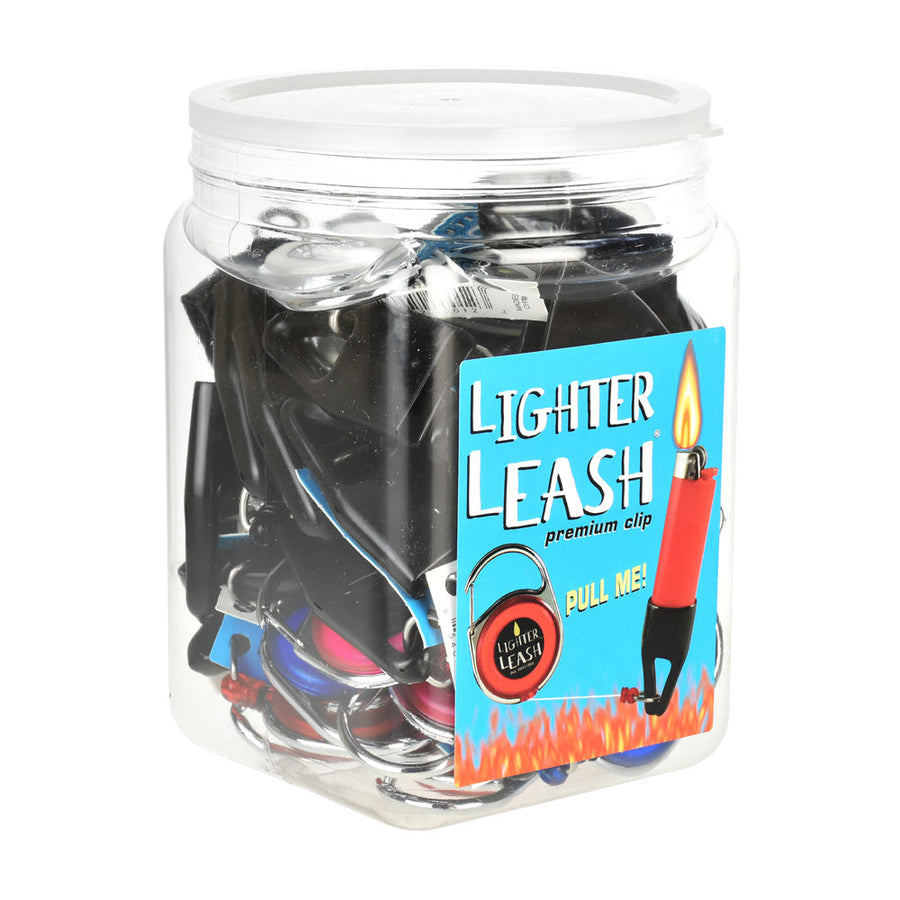 Premium Lighter Leash w/Mini Carabiner Display - 30pc - Headshop.com