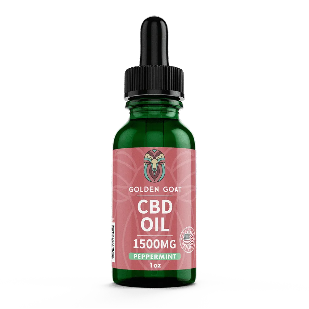 CBD Hemp Oil 1500MG - Peppermint - Headshop.com