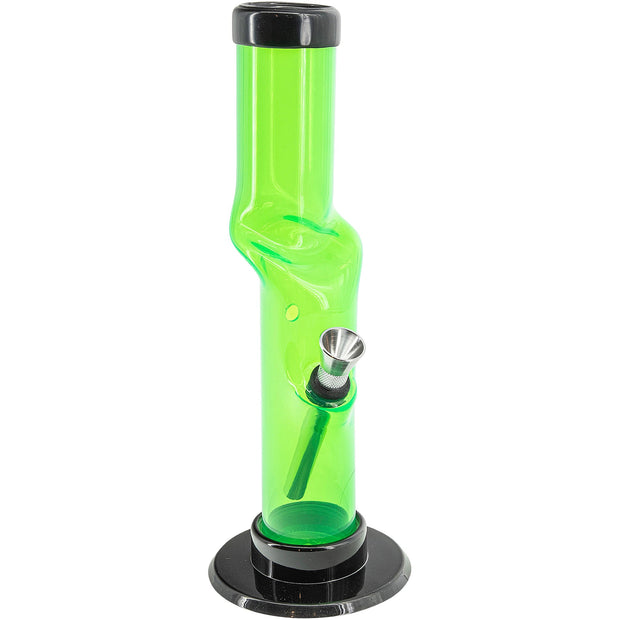 Acrylic Kink Neck Bong 9-12" Acrylic Kink Neck Bong - Multiple Colors
