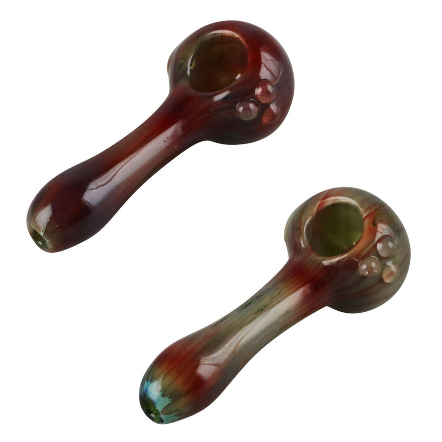 Streaked Spoon Pipe - 4.25" / Colors Vary - Headshop.com