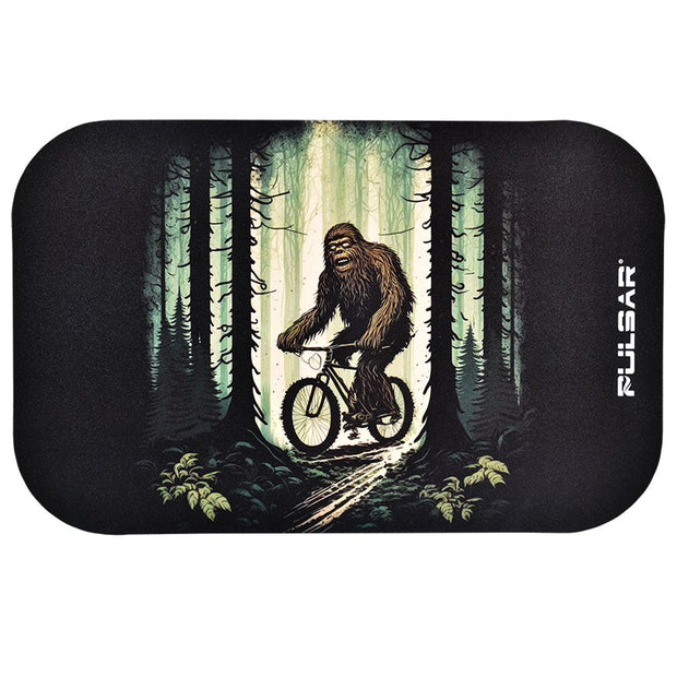 Pulsar Magnetic Rolling Tray Lid - Bigfoot Rides Again / 11"x7" - Headshop.com