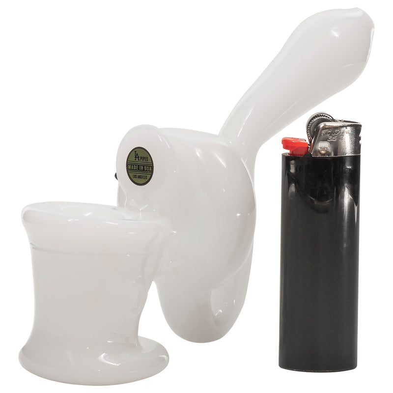 LA Pipes The Good Ish - Toilet Bowl Glass Pipe - Headshop.com