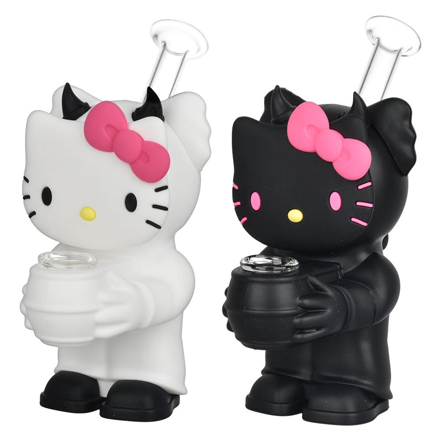 Hello Kitty Silicone Water Pipe - 5.5" / 2pc - Headshop.com