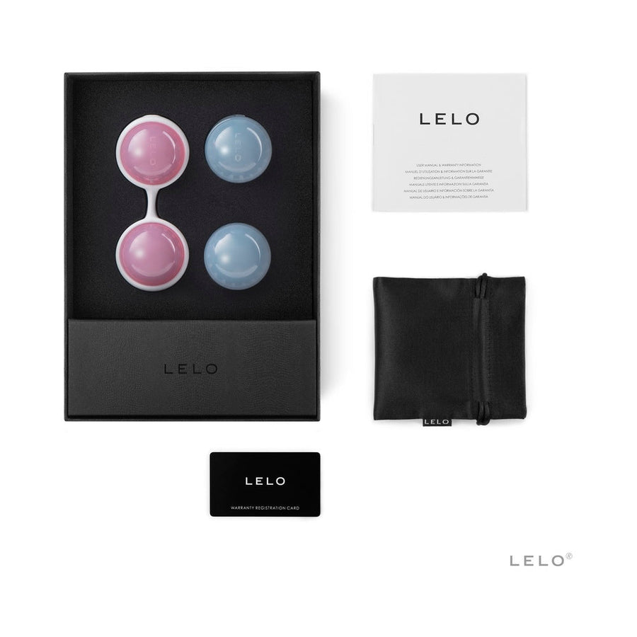 LELO BEADS Mini Kegel Balls Set Blue/Pink - Headshop.com