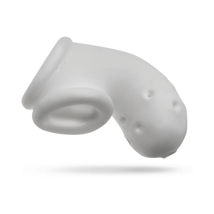 OxBalls Airlock Air-Lite Vented Chastity White Ice - Headshop.com