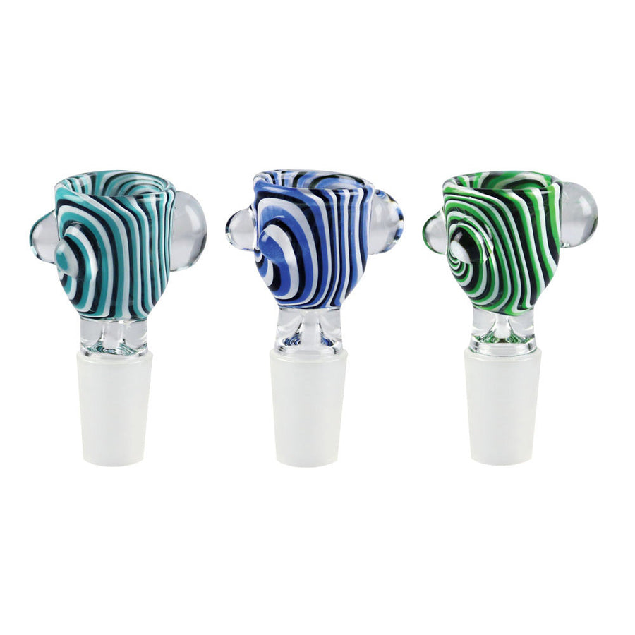 Worked Glass Herb Slide - 14mm Male - Headshop.com