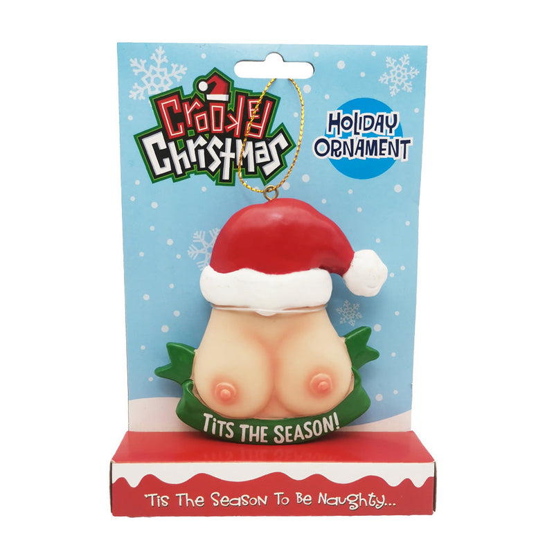 Crooked Christmas Ornament - Tits the Season - Headshop.com