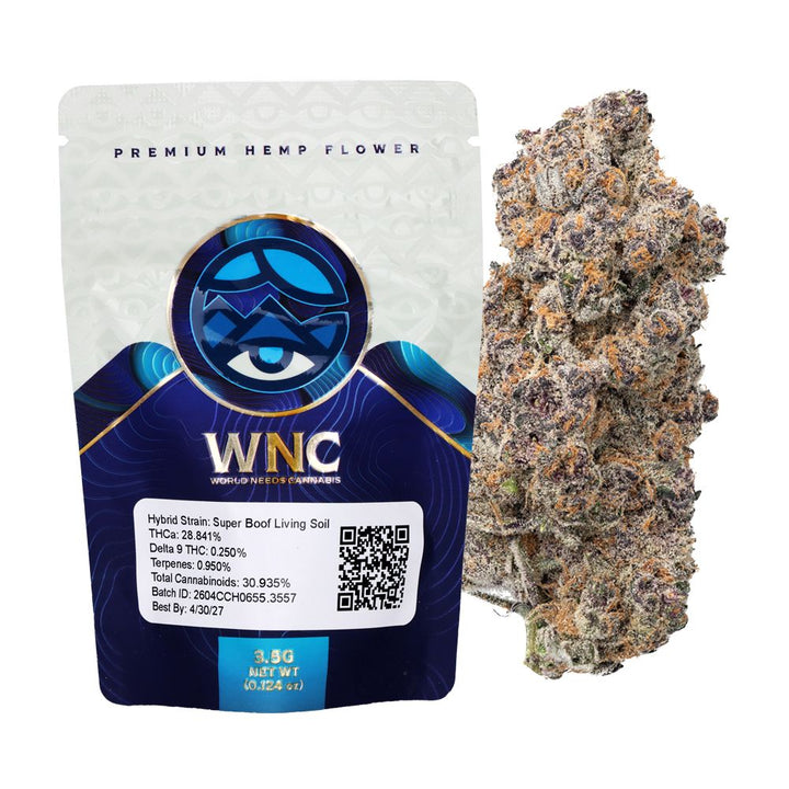 WNC High THCA Indoor Living Soil Flower | 3.5g