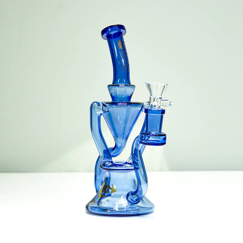 8 Inch Recycler Bong – Diamond Glass - Headshop.com