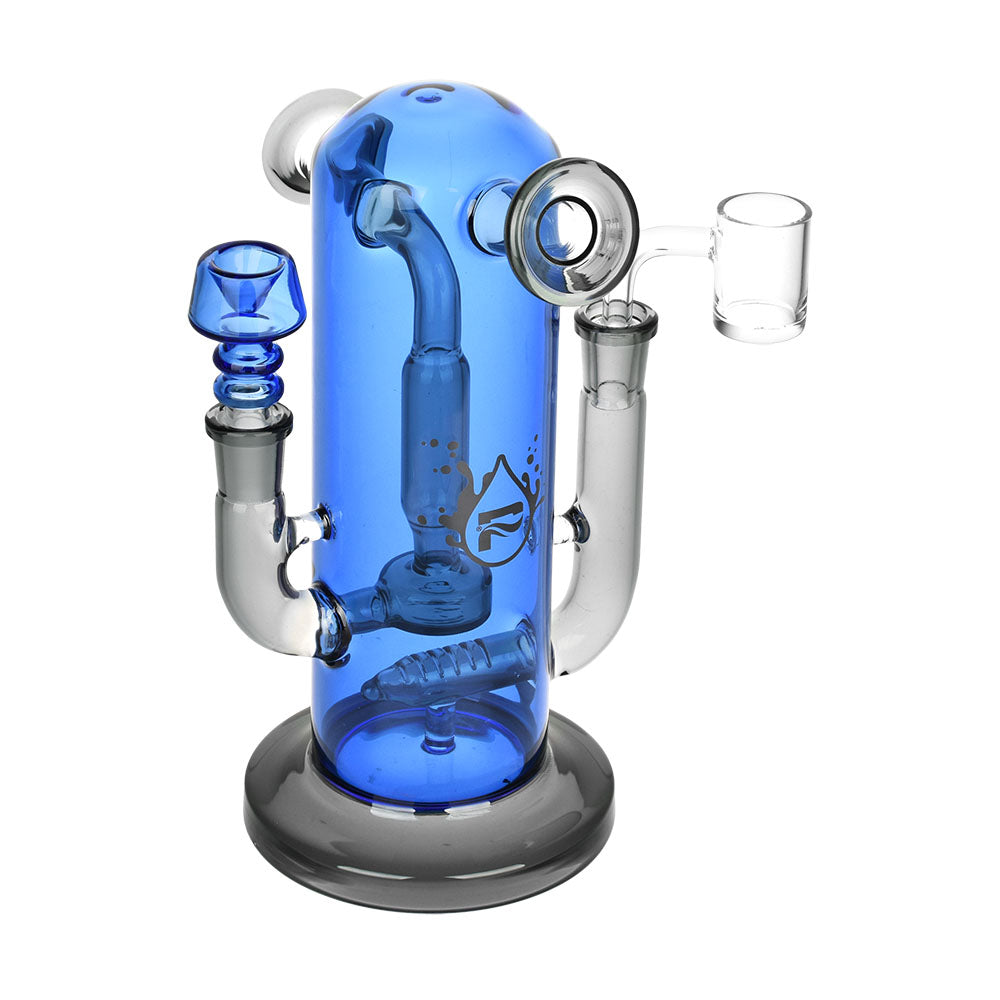 Pulsar Double Trouble Dry Pipe/Dab Rig | 8" | 14mm F - Headshop.com