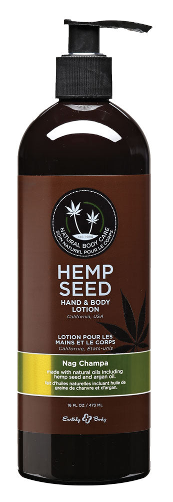 16oz Earthly Body Hemp Seed Hand & Body Lotion - Headshop.com