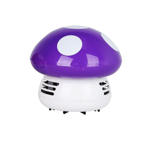 Mushroom Desktop Vacuum Cleaner - 3.5" x 3.75" / Colors Vary - Headshop.com