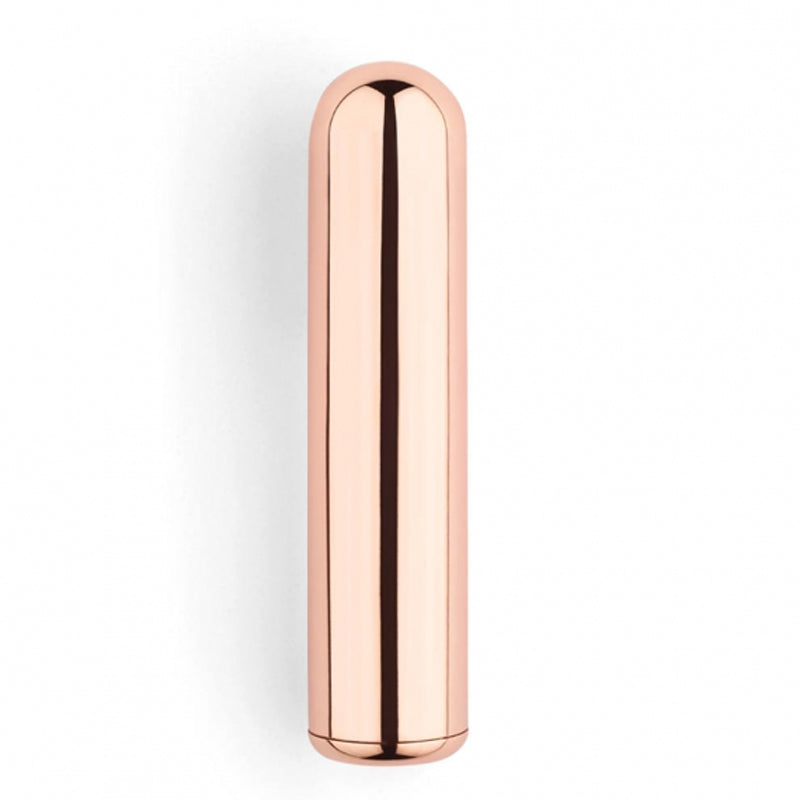 Le Wand Chrome Bullet Rechargeable Vibrator Rose Gold - Headshop.com