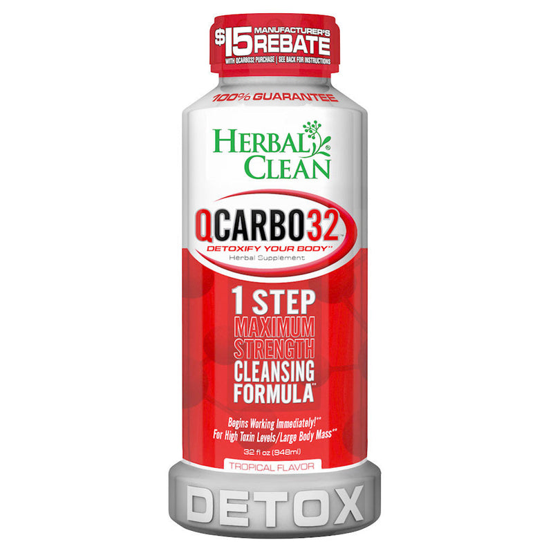 Herbal Clean QCarbo32 Detox Drink | 32oz - Headshop.com