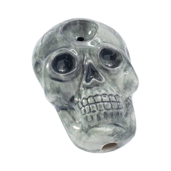 SKULL CERAMIC HAND PIPE
