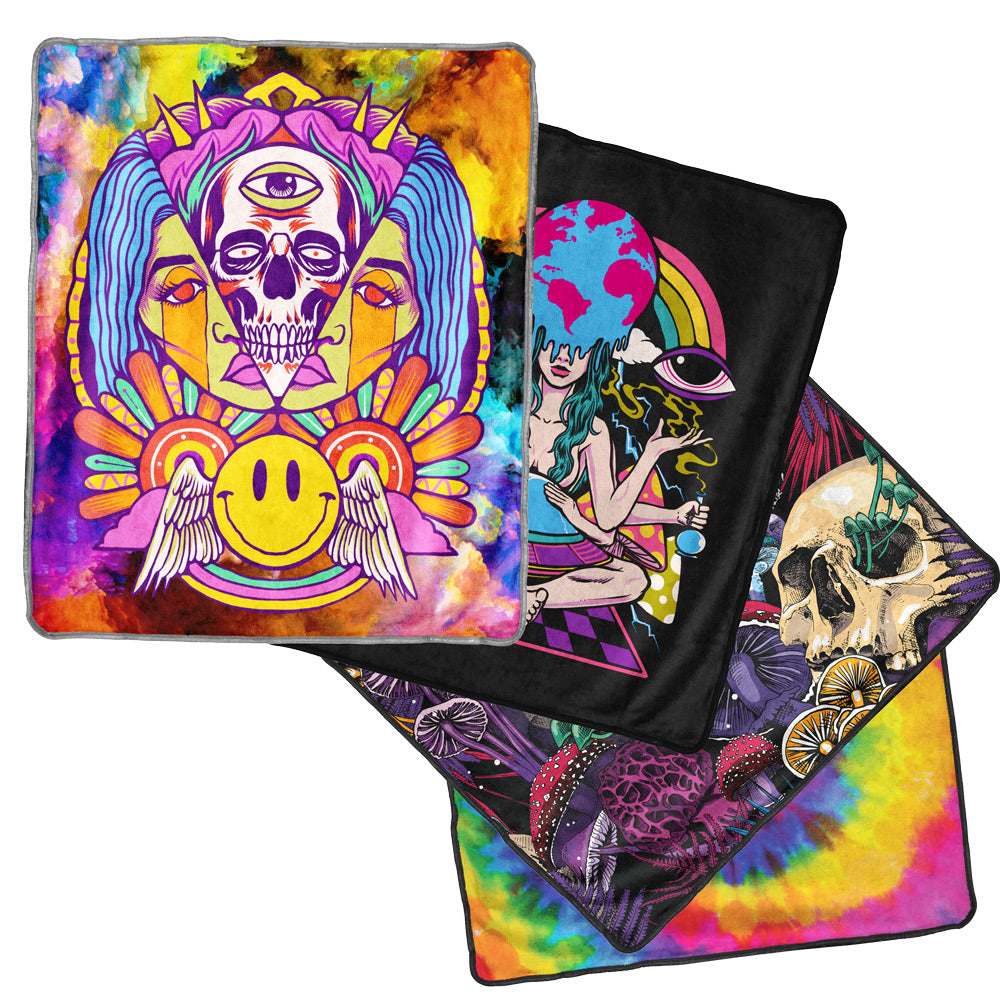 Pulsar Fleece Throw Blanket - Headshop.com