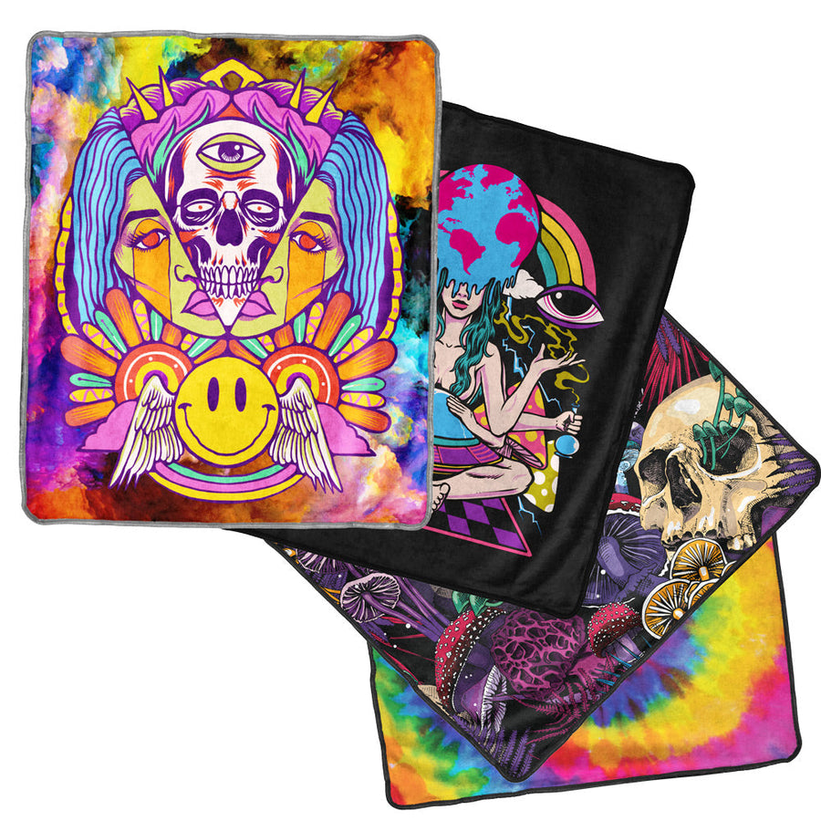 Pulsar Fleece Throw Blanket - Headshop.com