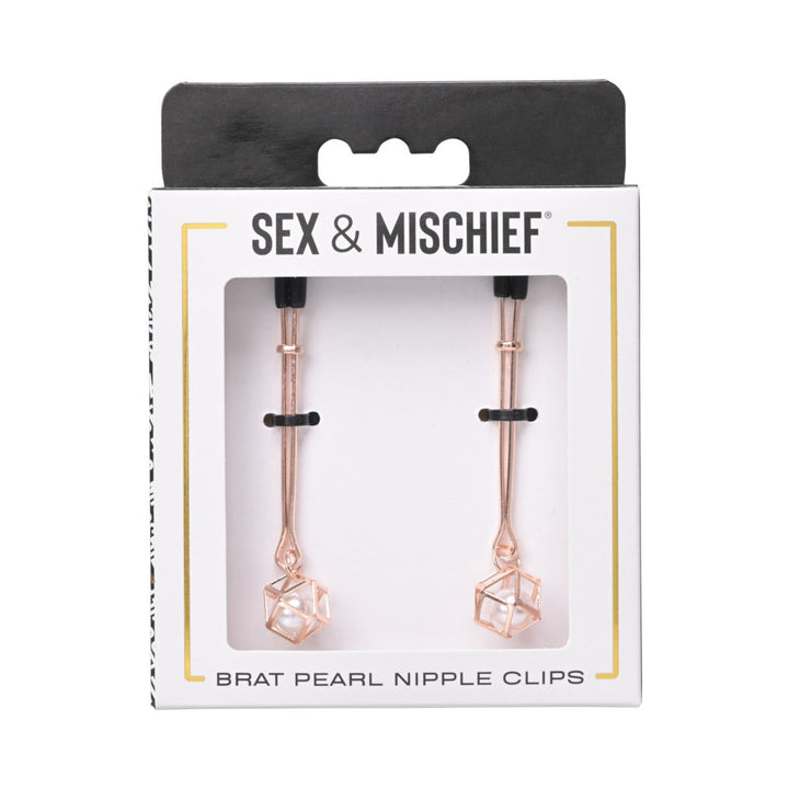 Sportsheets Sex & Mischief Brat Pearl Nipple Jewelry - Headshop.com