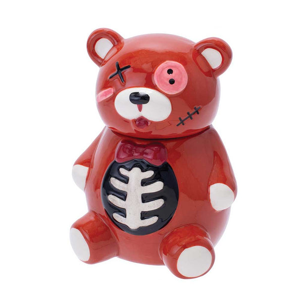 ZOMBIE SCARE BEAR STORAGE JAR