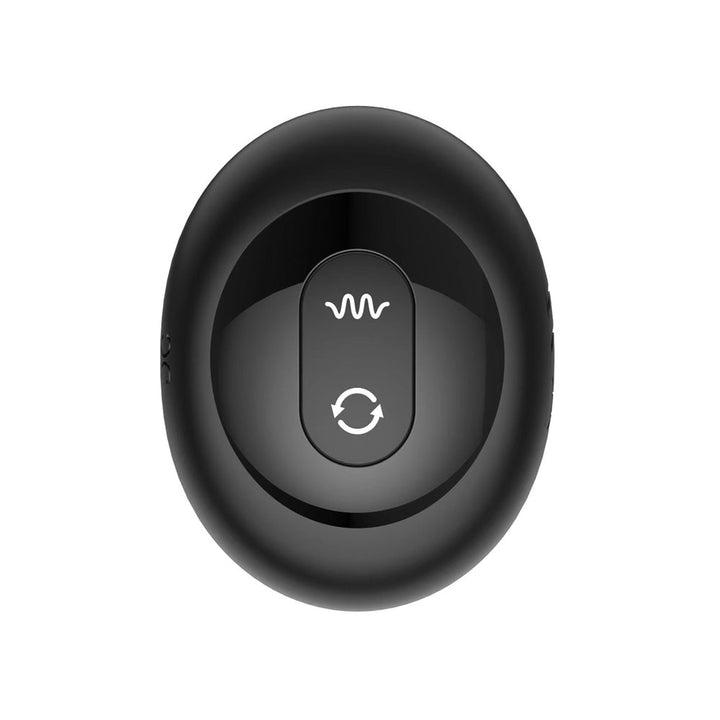 Nexus Tornado Rechargeable Remote-Controlled Rotating & Vibrating Textured Silicone Anal Plug Black - Headshop.com