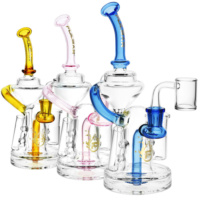 Pulsar All in One Station Dab Rig V3 - 9"/14mm F/Colors Vary - Headshop.com