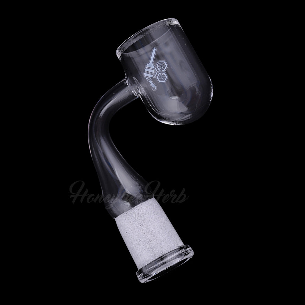 Honey Bevel Bowl Quartz Banger - 90° Degree | YL - Headshop.com