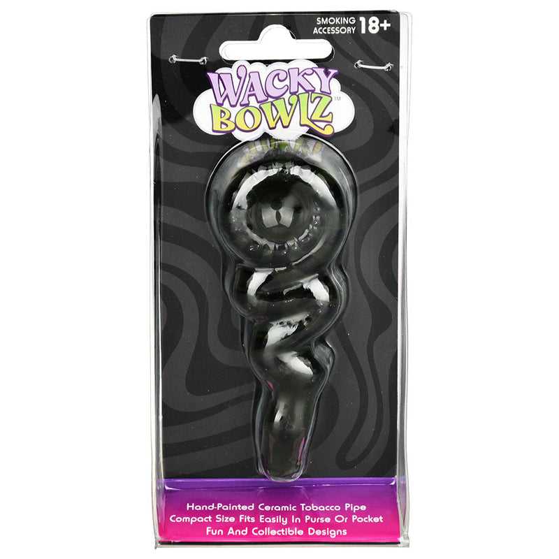 Wacky Bowlz Snake Ceramic Hand Pipe - 4.5" - Headshop.com