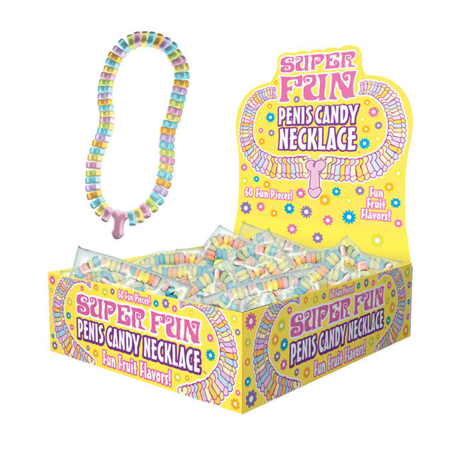 Super Fun Penis Candy Necklace Display - Headshop.com