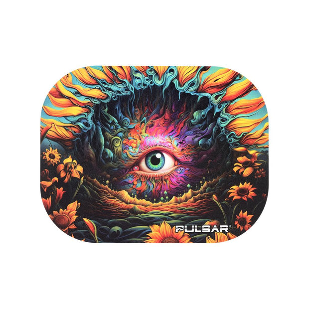 Pulsar Mini Magnetic Rolling Tray Lid - Sunflower of The Mind / 7"x5.5" - Headshop.com